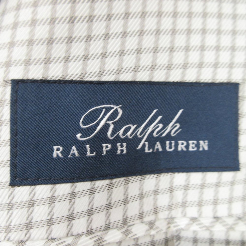 Ralph Lauren Tan Wool Silk Linen Sport Coat Size 44L Two Button - Picture 3 of 8